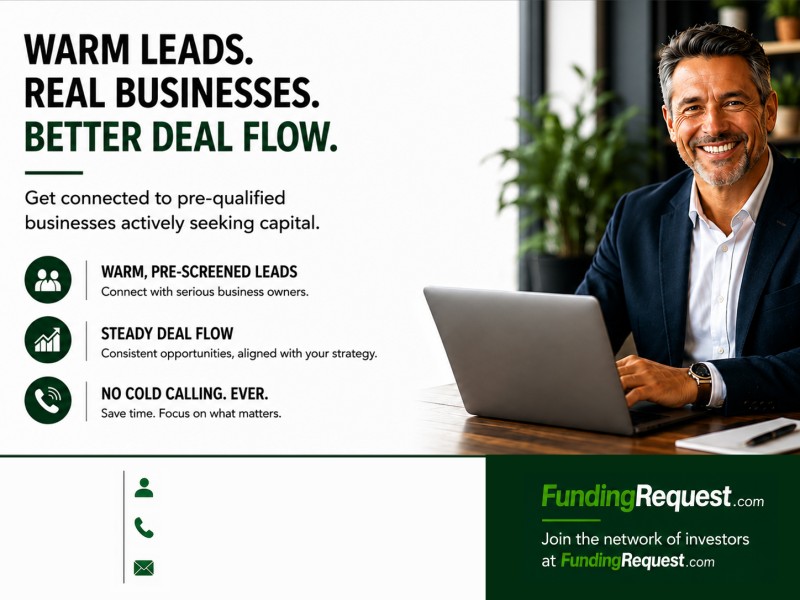 Warm leads. Real Businesses. Better Deal Flow.