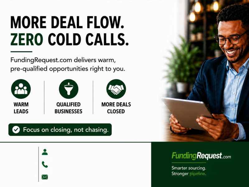 More Deal Flow. Zero Cold Calls.